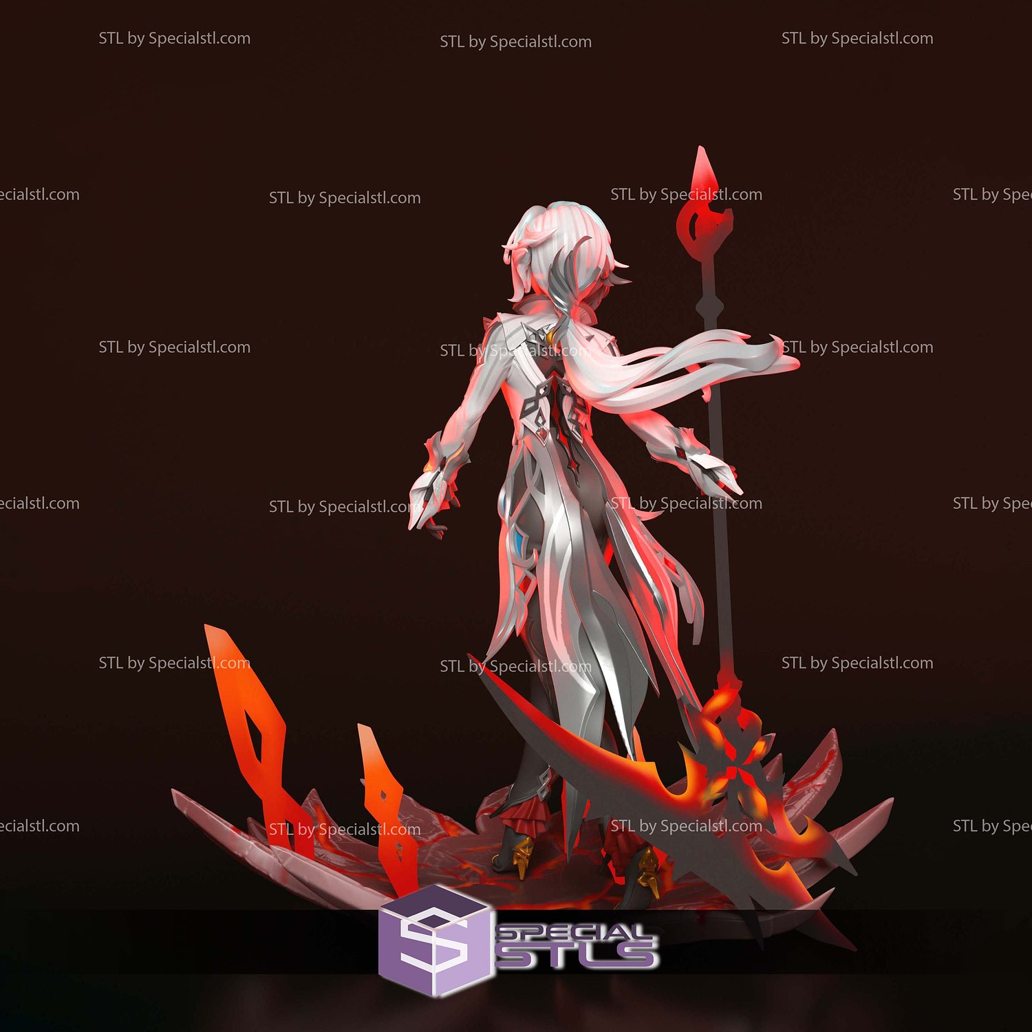 Arlecchino Genshin Impact V2 3D Printer Files STL Model — view 4