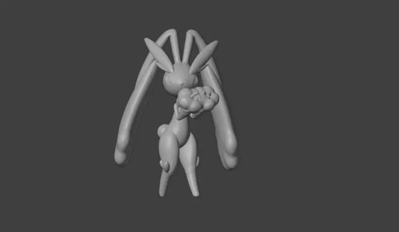 Lopunny Pokemon 3D STL Model