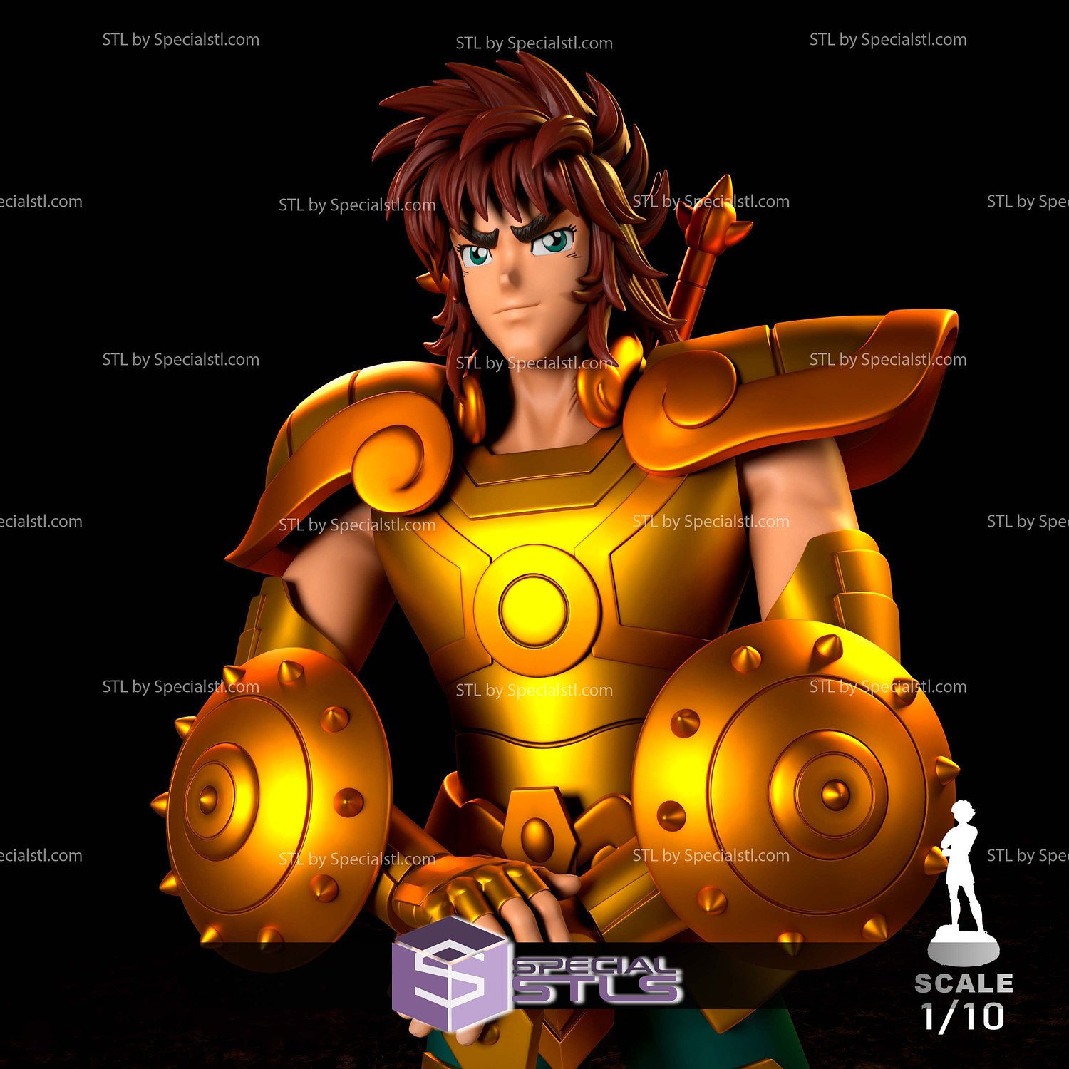 Libra Dohko Rock Base 3D Printer Files STL Model — view 2