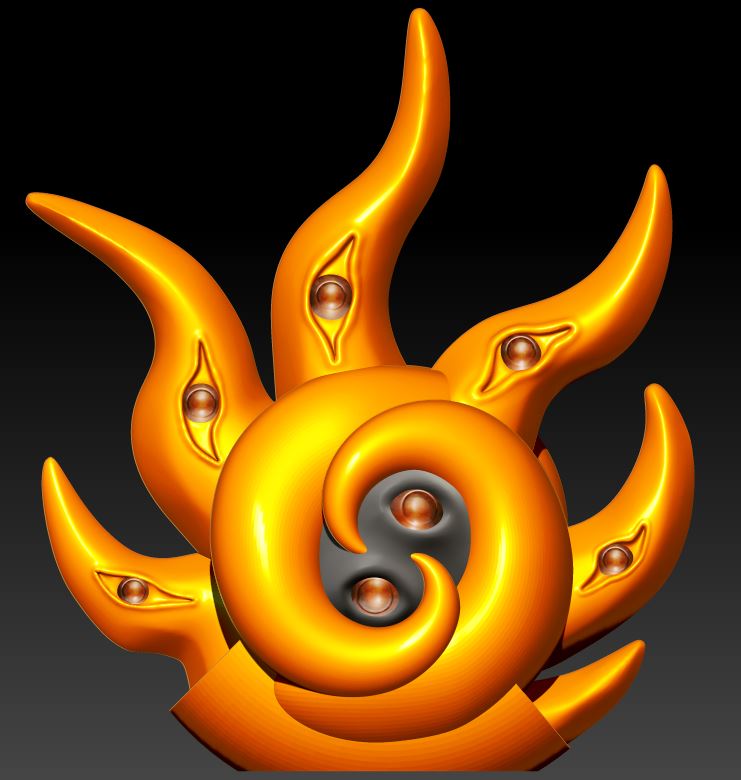 Frozen Flame 3D STL Model