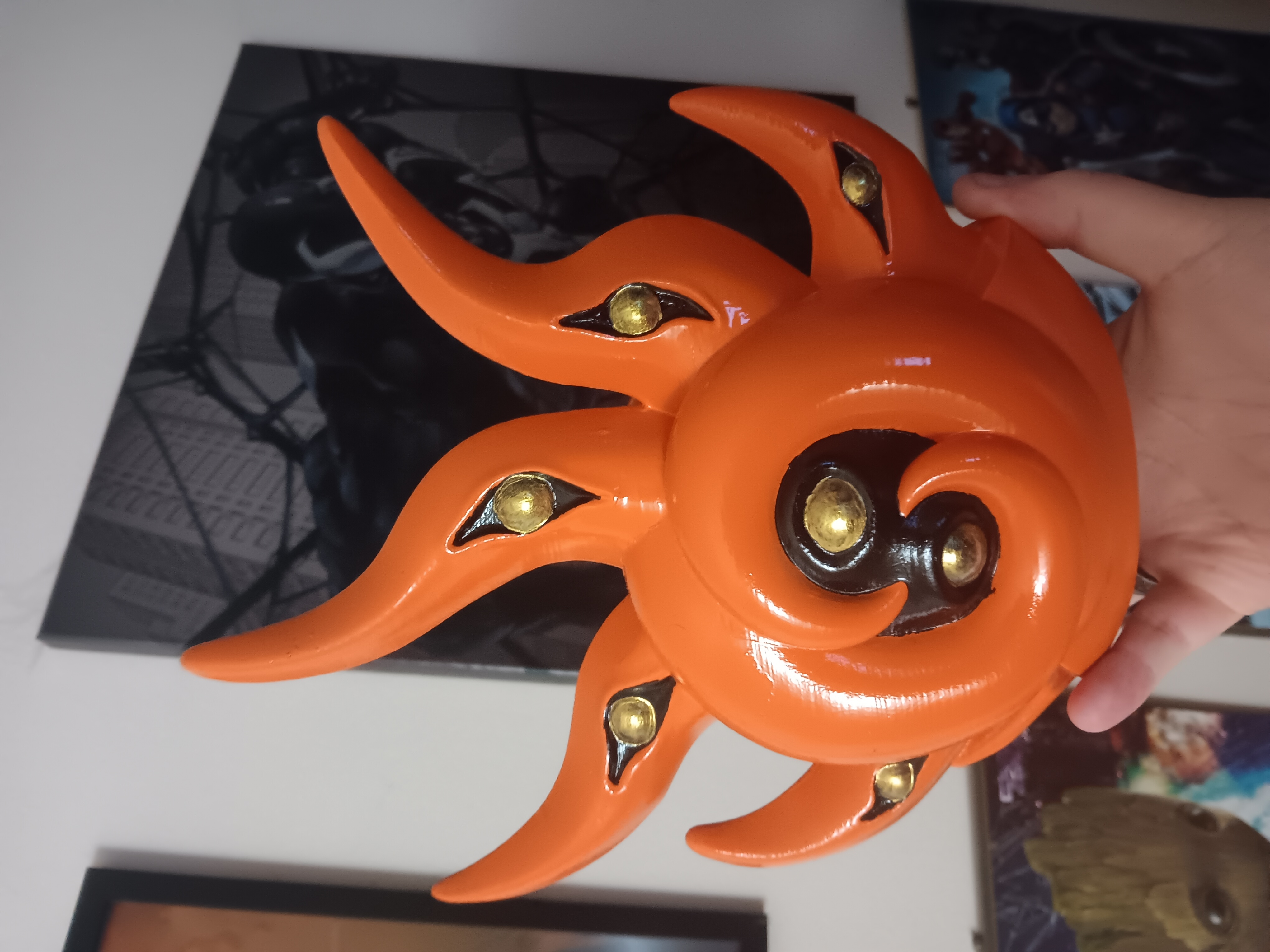 Frozen Flame 3D STL Model — view 2