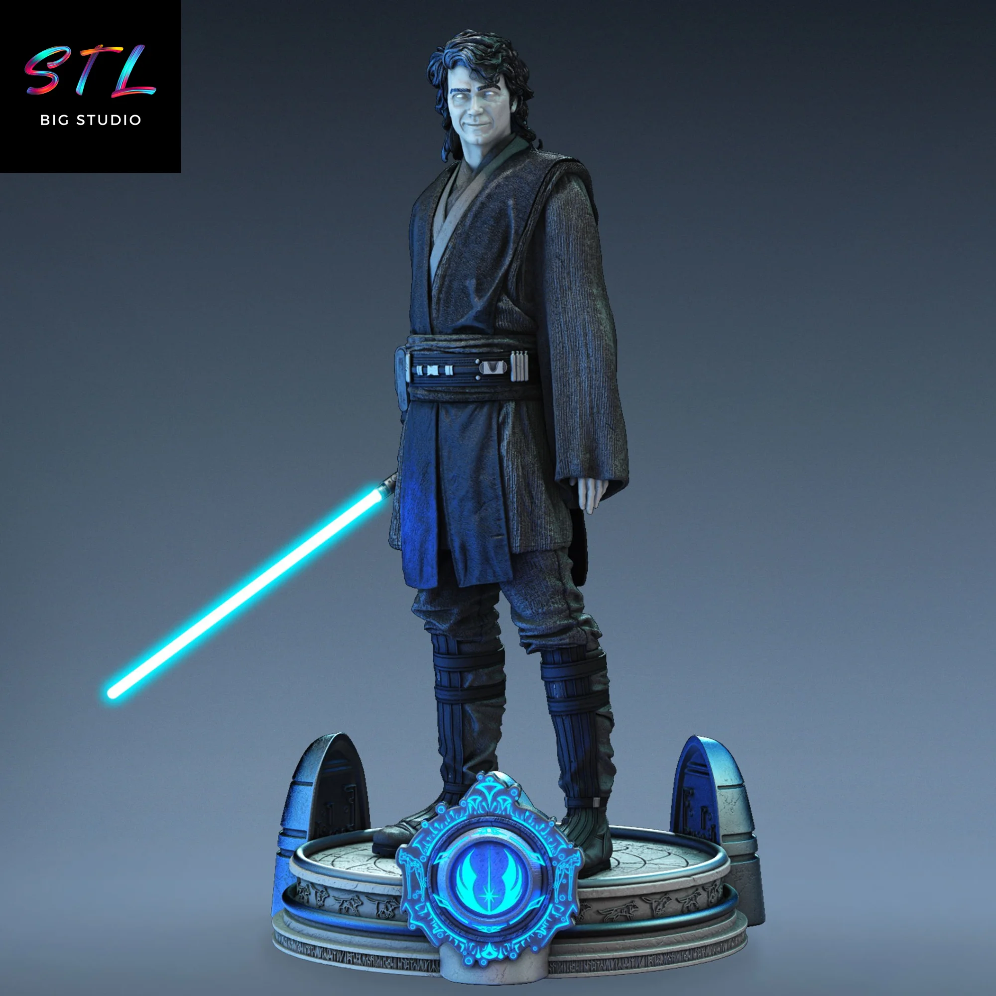 Anakin Skywalker STL | Star Wars | 3D Printable Figure Model