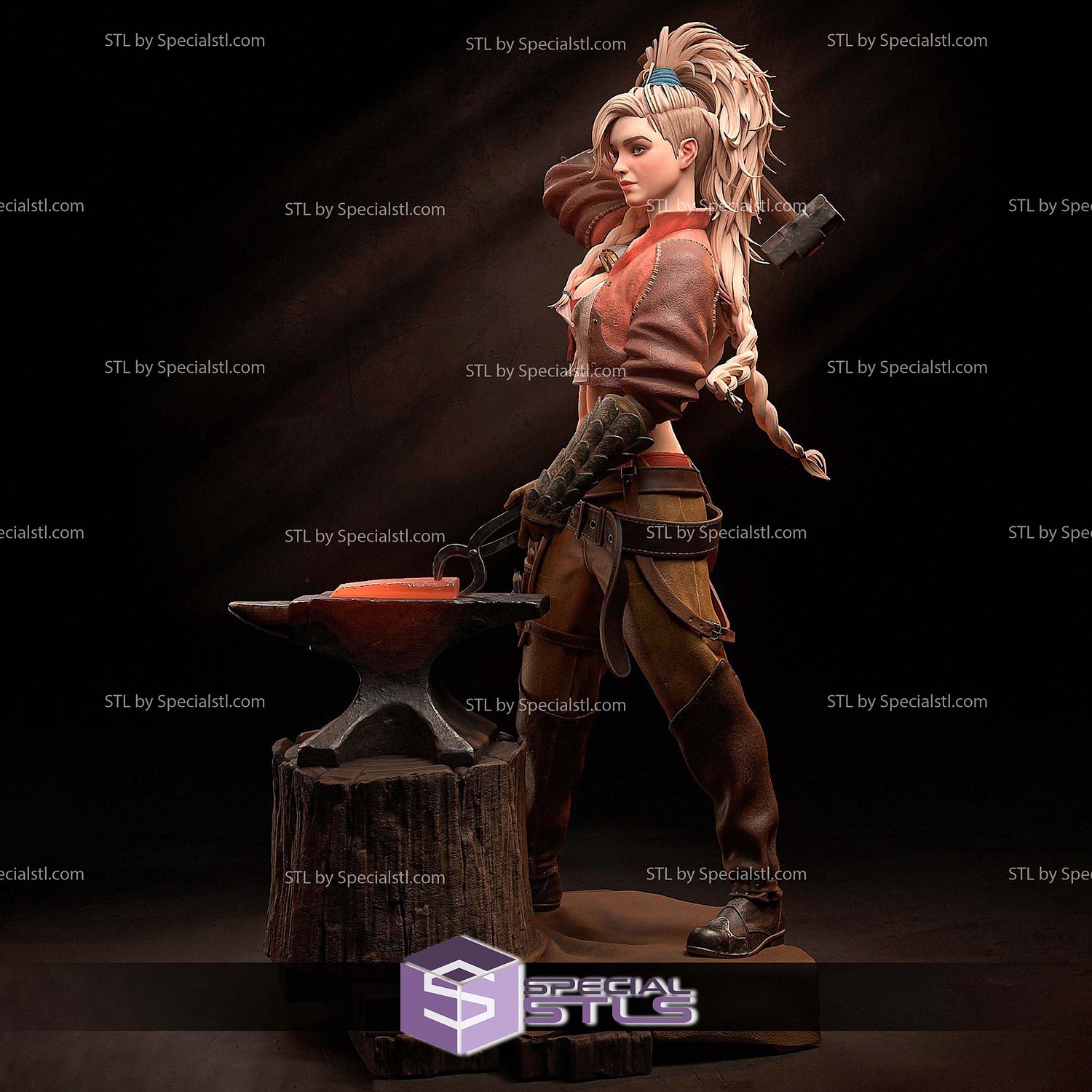 Gemma Monster Hunter Wilds Sculptures 3D Printing STL Model — view 3