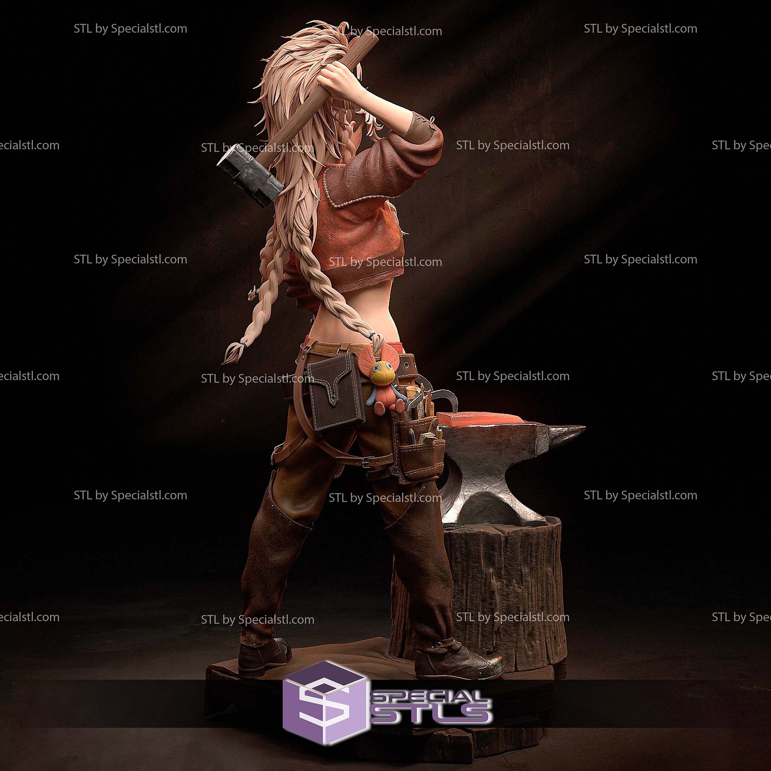 Gemma Monster Hunter Wilds Sculptures 3D Printing STL Model — view 4