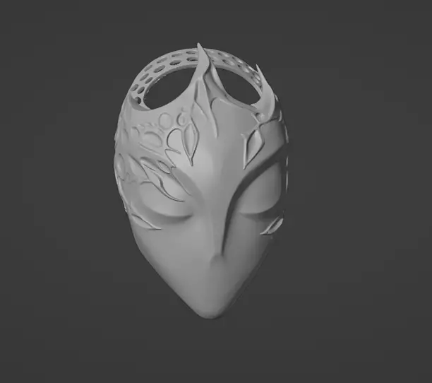 Viktor Puppet Mask Arcane Inspired 3D BLEND Model