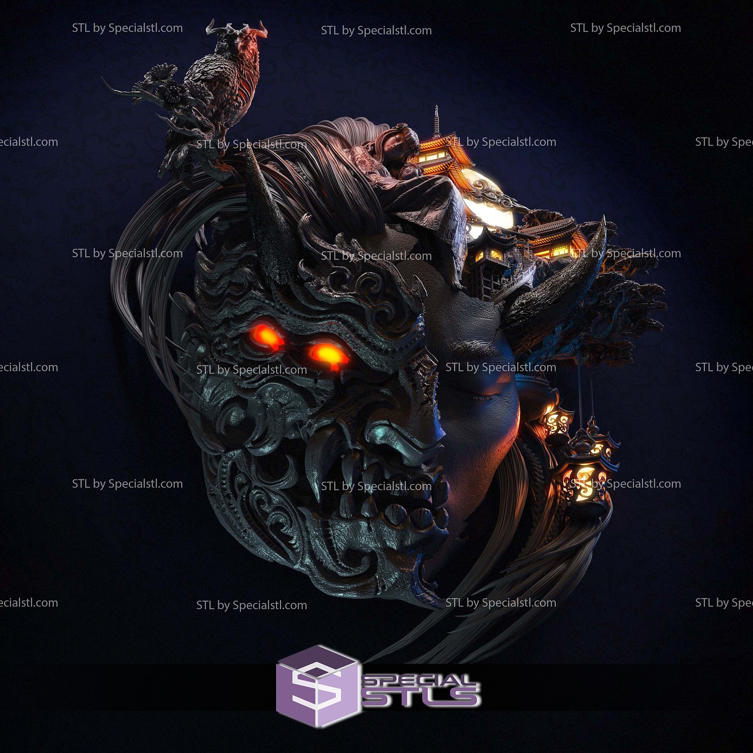 Eclipsed Memories 3D Printer Files STL Model — view 2