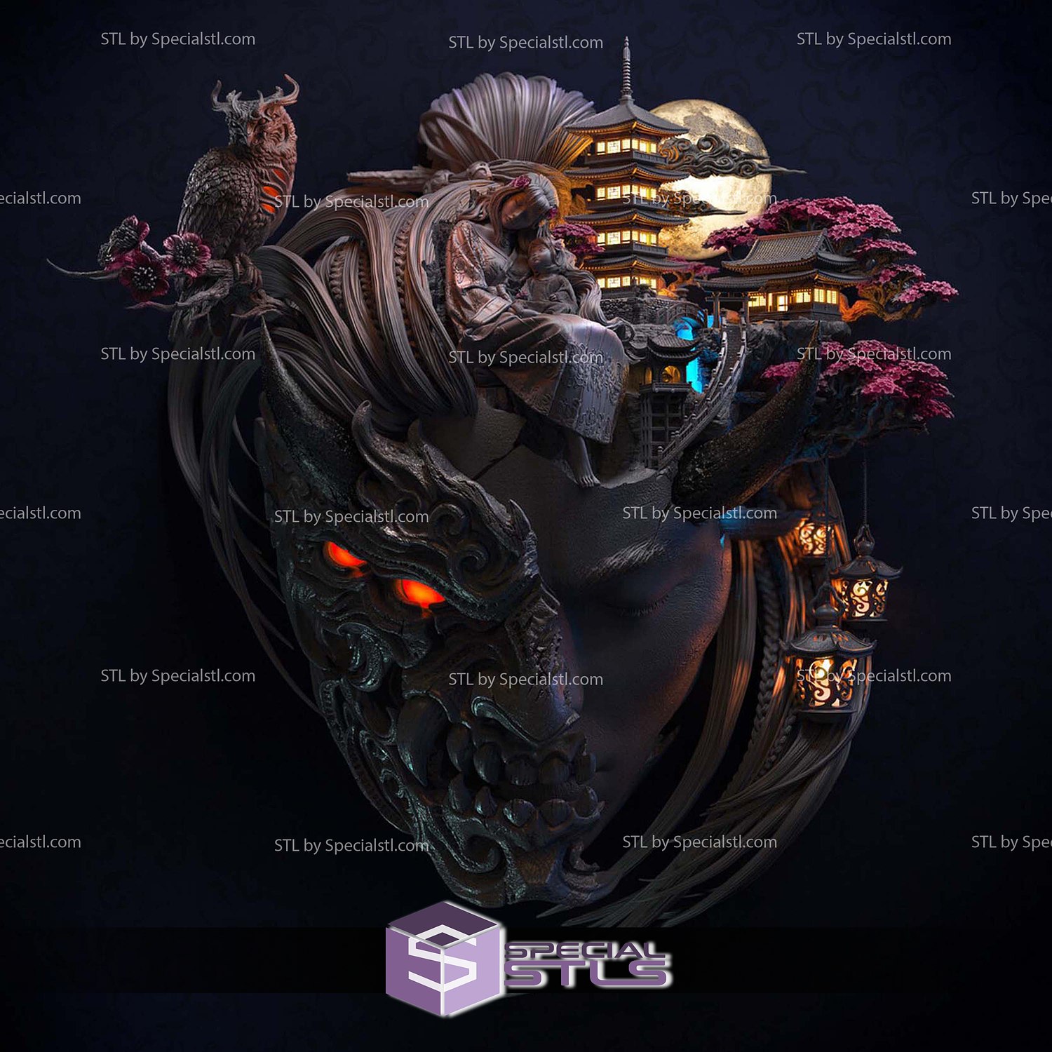Eclipsed Memories 3D Printer Files STL Model — view 3