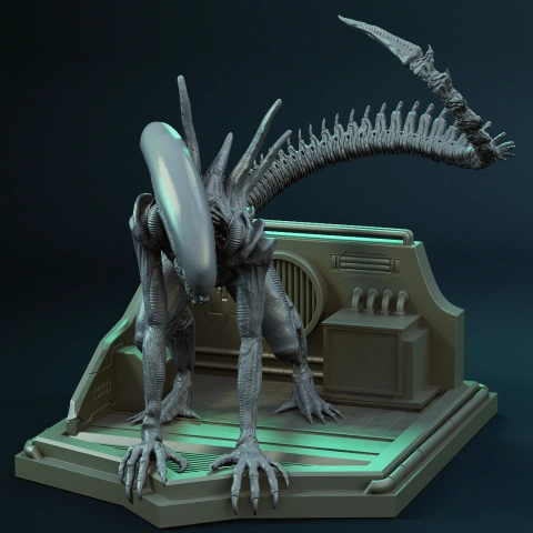 Xenomorph Sewer Escape 3D Printer Files | Assembly STL Model