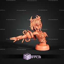 Laevatain Bust Arknights Endfield 98mm STL Files 3D Model