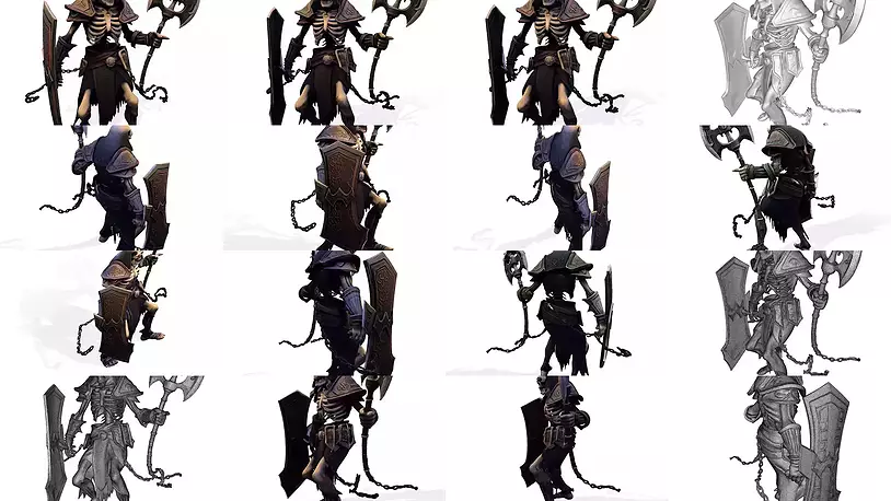 Ultimate Horror Character Mega Pack 3D Collection Model