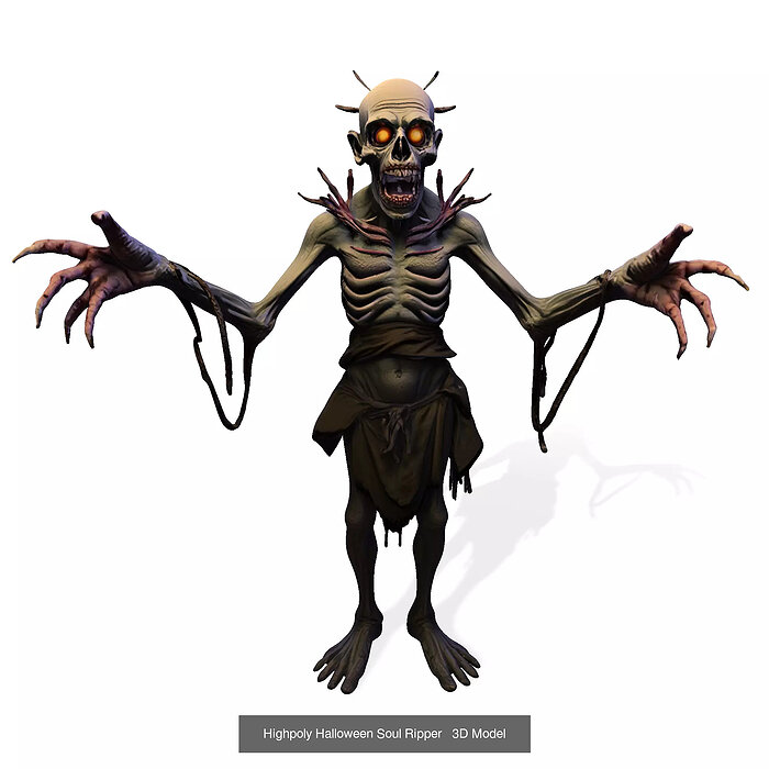 Ultimate Horror Character Mega Pack 3D Collection Model — view 3