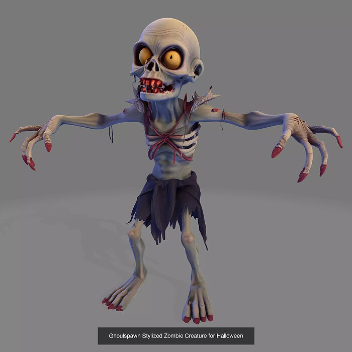 Ultimate Horror Character Mega Pack 3D Collection Model — view 7