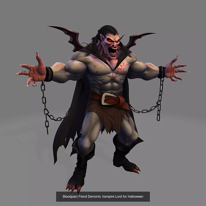 Ultimate Horror Character Mega Pack 3D Collection Model — view 8