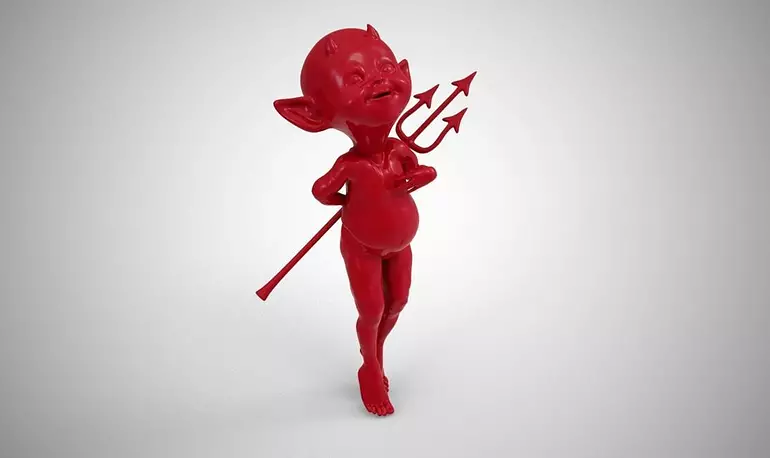 Red Devil 3D OBJ Model