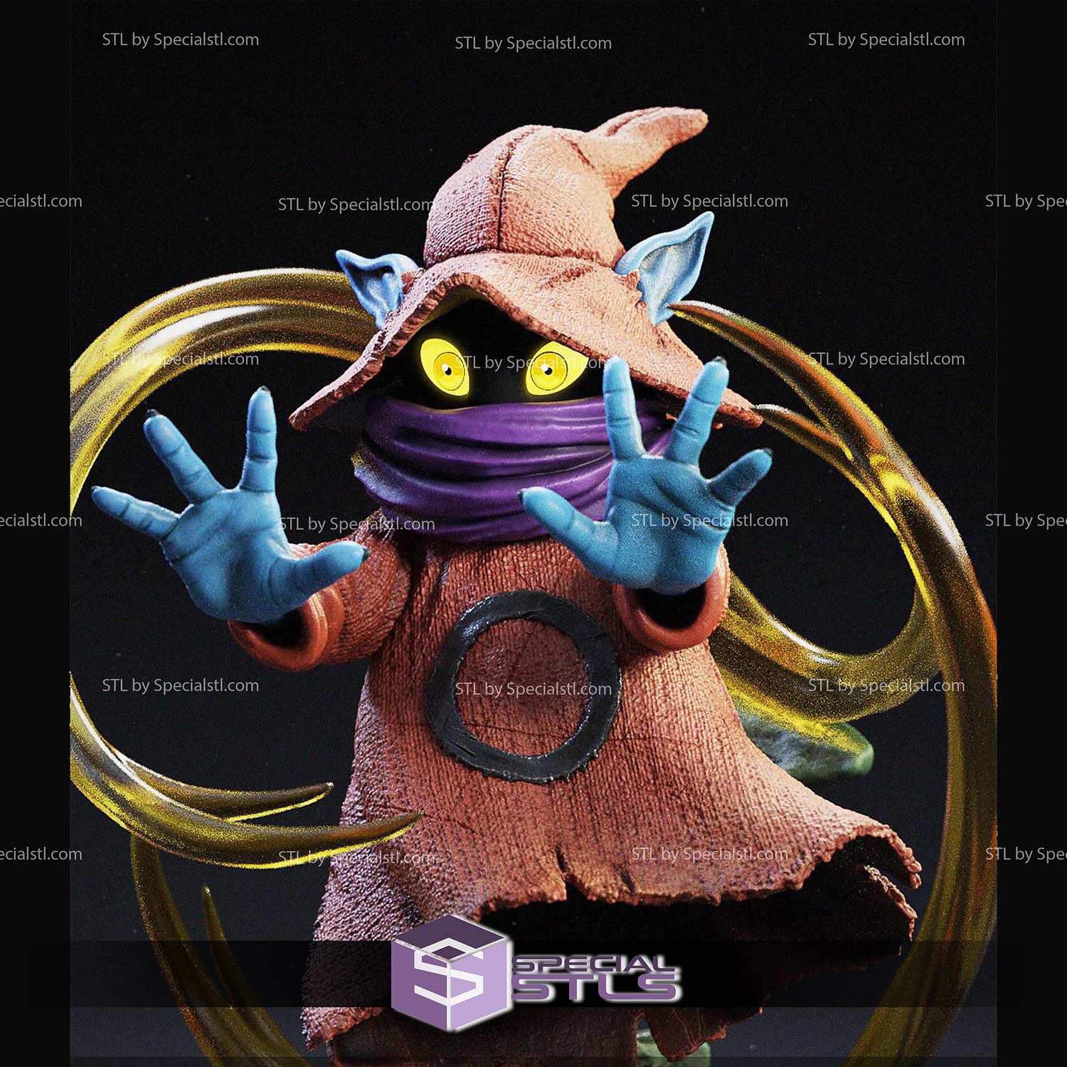 Orko Masters of the Universe V2 3D Printer Files STL Model — view 4