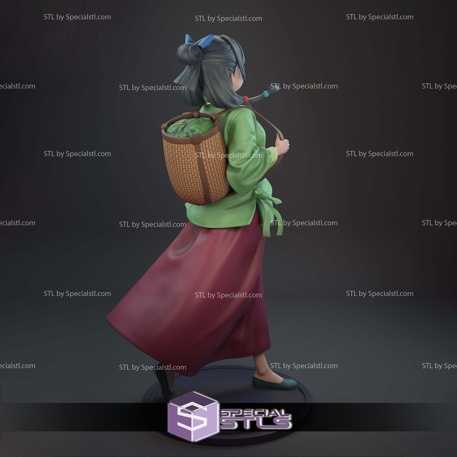 Maomao The Apothecary Diaries V2 3D Printer Files STL Model — view 3