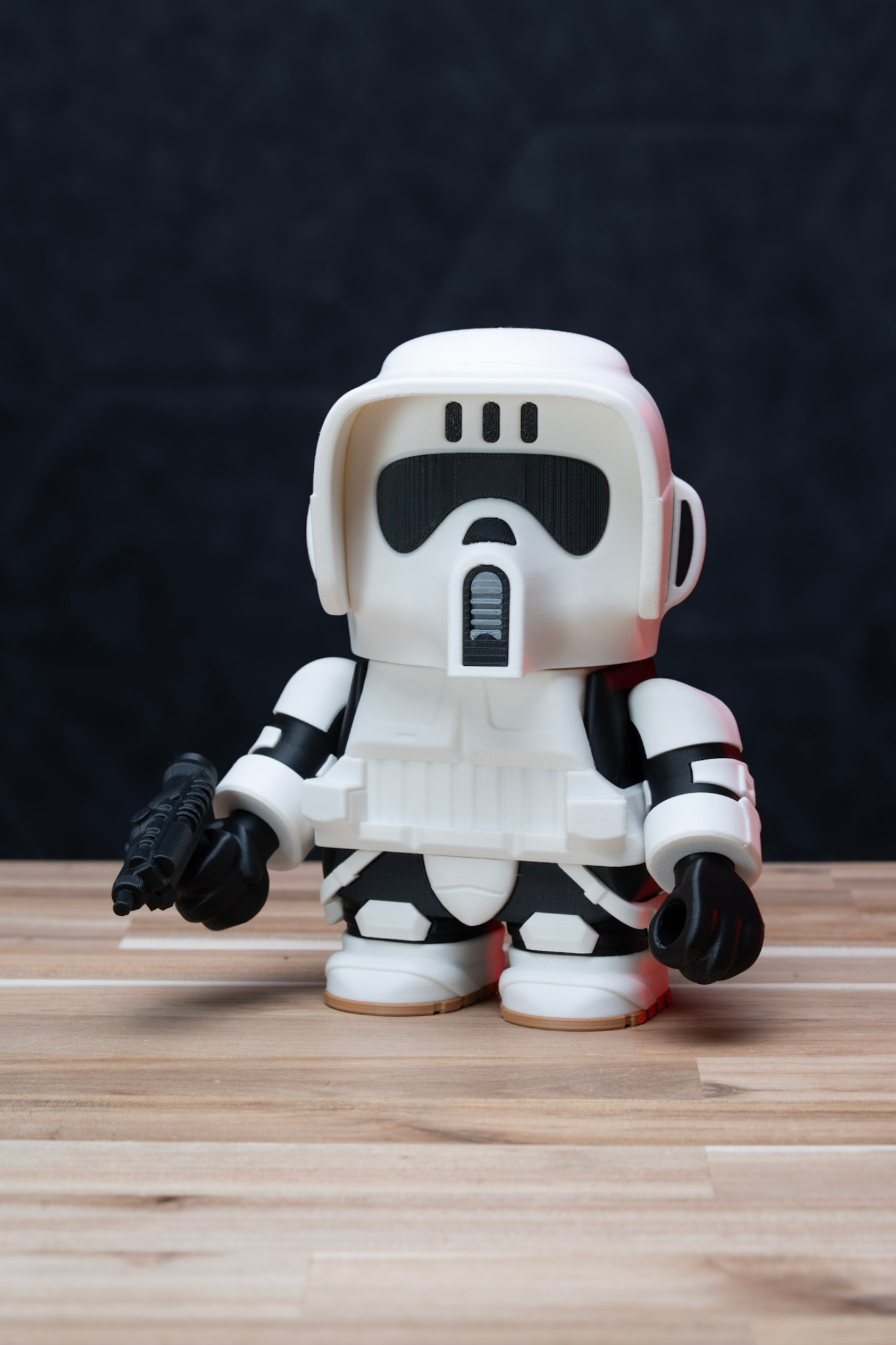 Scout Chunker - Star Wars Scout Trooper Kit | No Supports, No AMS, No Glue 3D STL Model — view 2