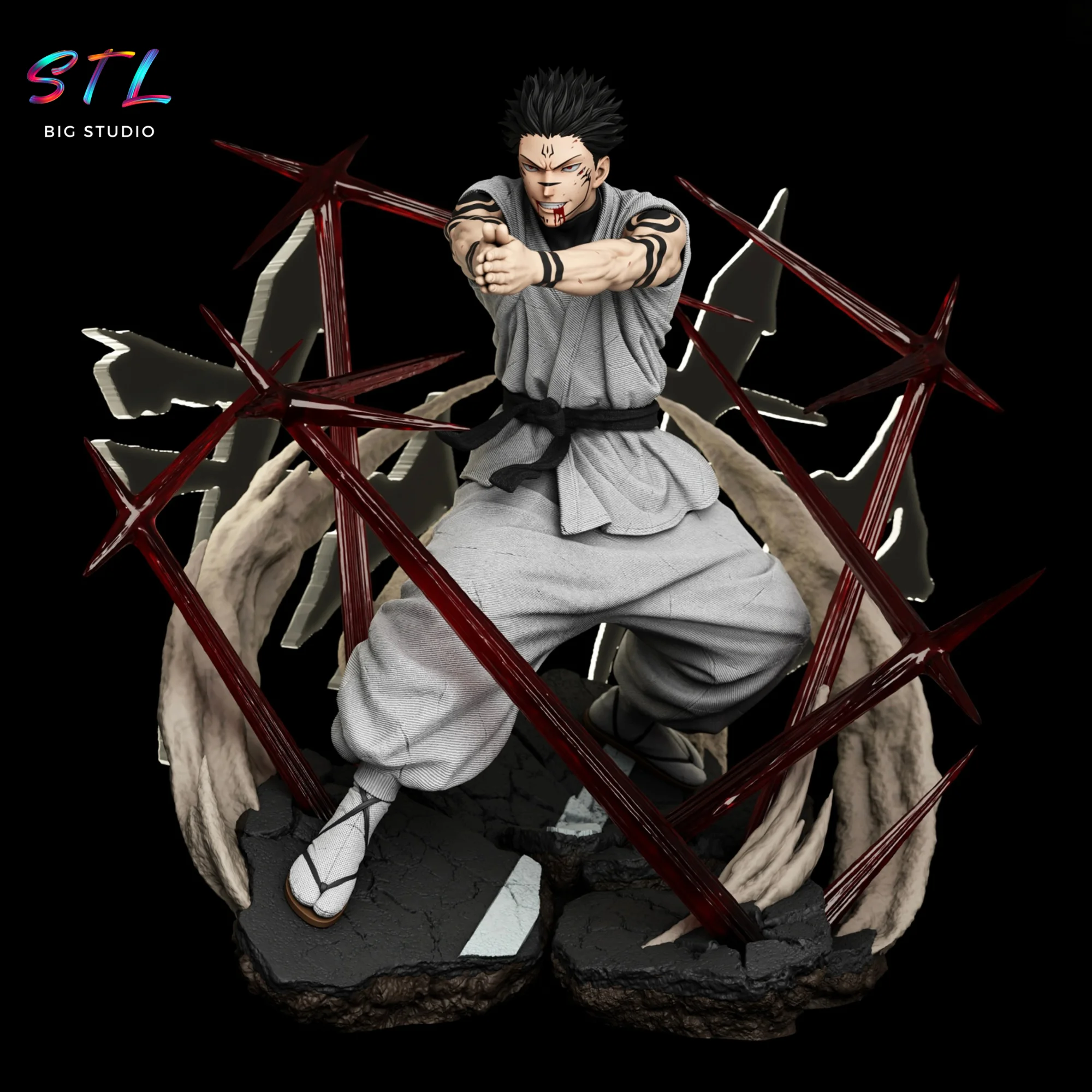Gojo vs Sukuna STL | Jujutsu Kaisen | 3D Printable Model Model — view 2