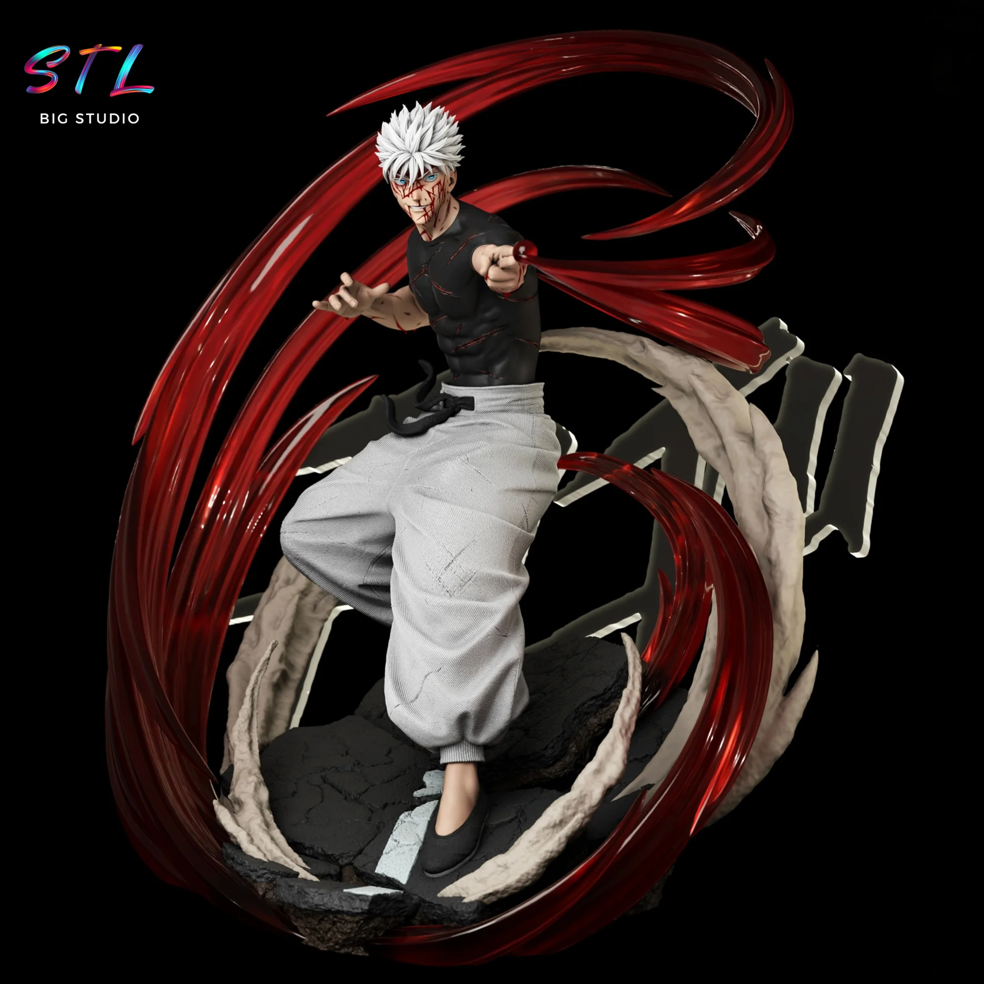 Gojo vs Sukuna STL | Jujutsu Kaisen | 3D Printable Model Model — view 3