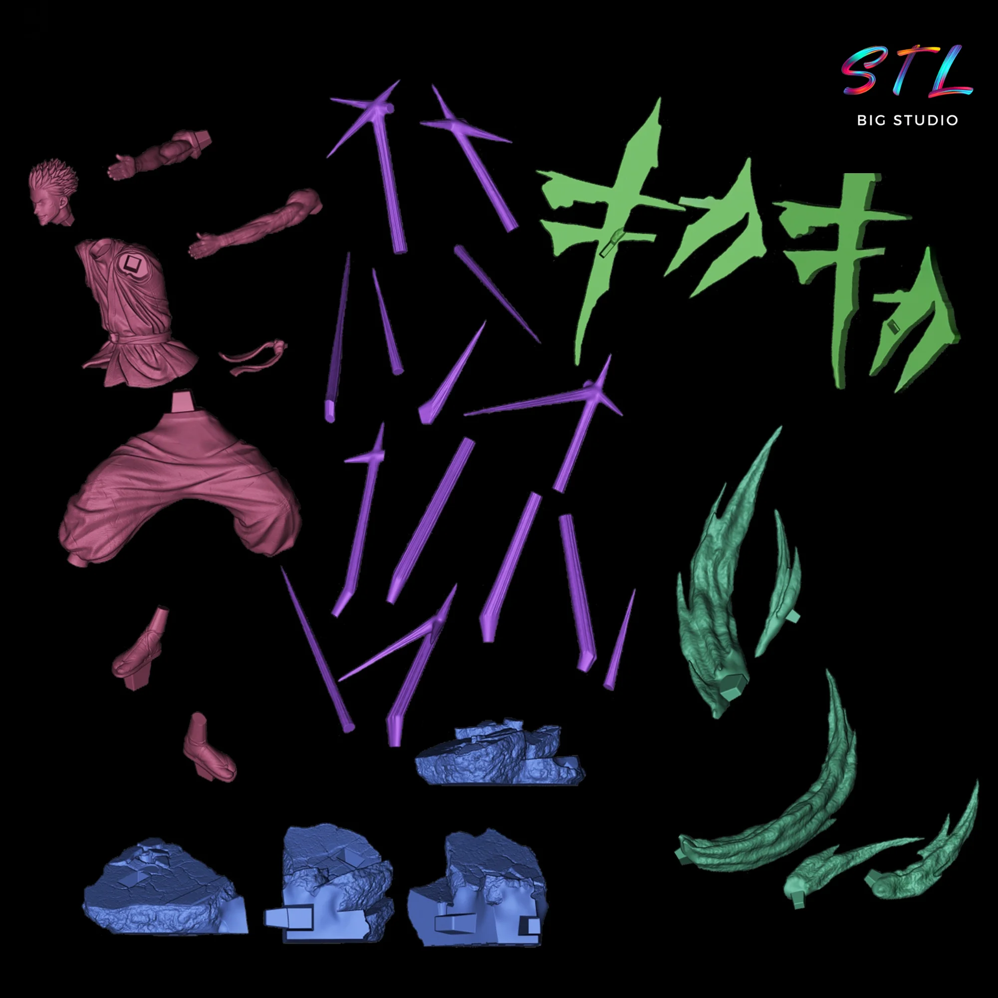 Gojo vs Sukuna STL | Jujutsu Kaisen | 3D Printable Model Model — view 6