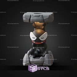 Pokemon Clone Lab Colletion Gastly STL Files 3D Model
