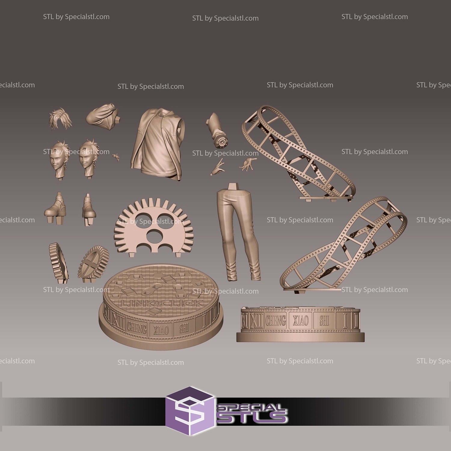 Cheng Xiaoshi Link Click 3D Printer Files STL Model — view 3