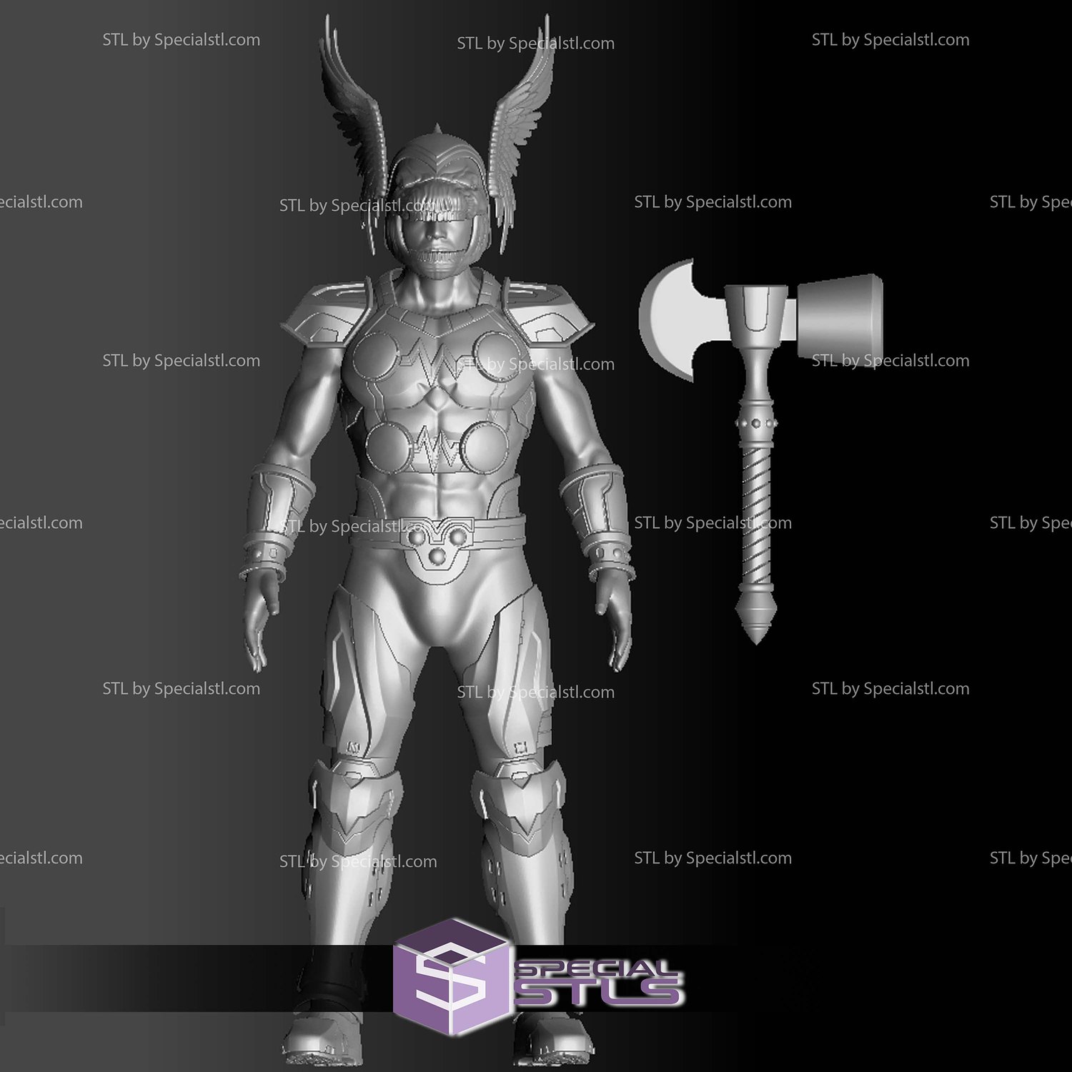 Cosplay STL Files Beta Ray Bill Armor 3D Model — view 3