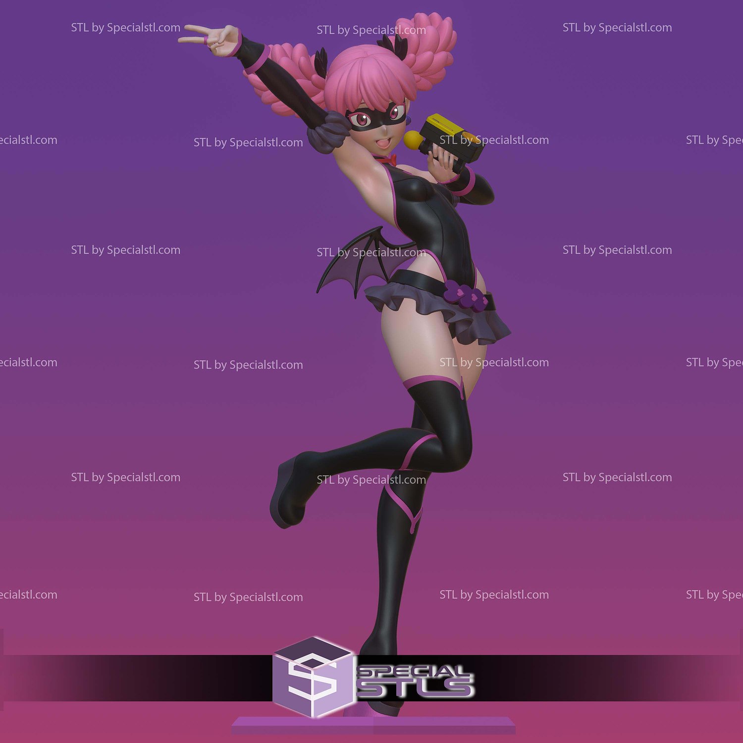 Kazuho Haneyama Pop Step STL Files 3D Model — view 3
