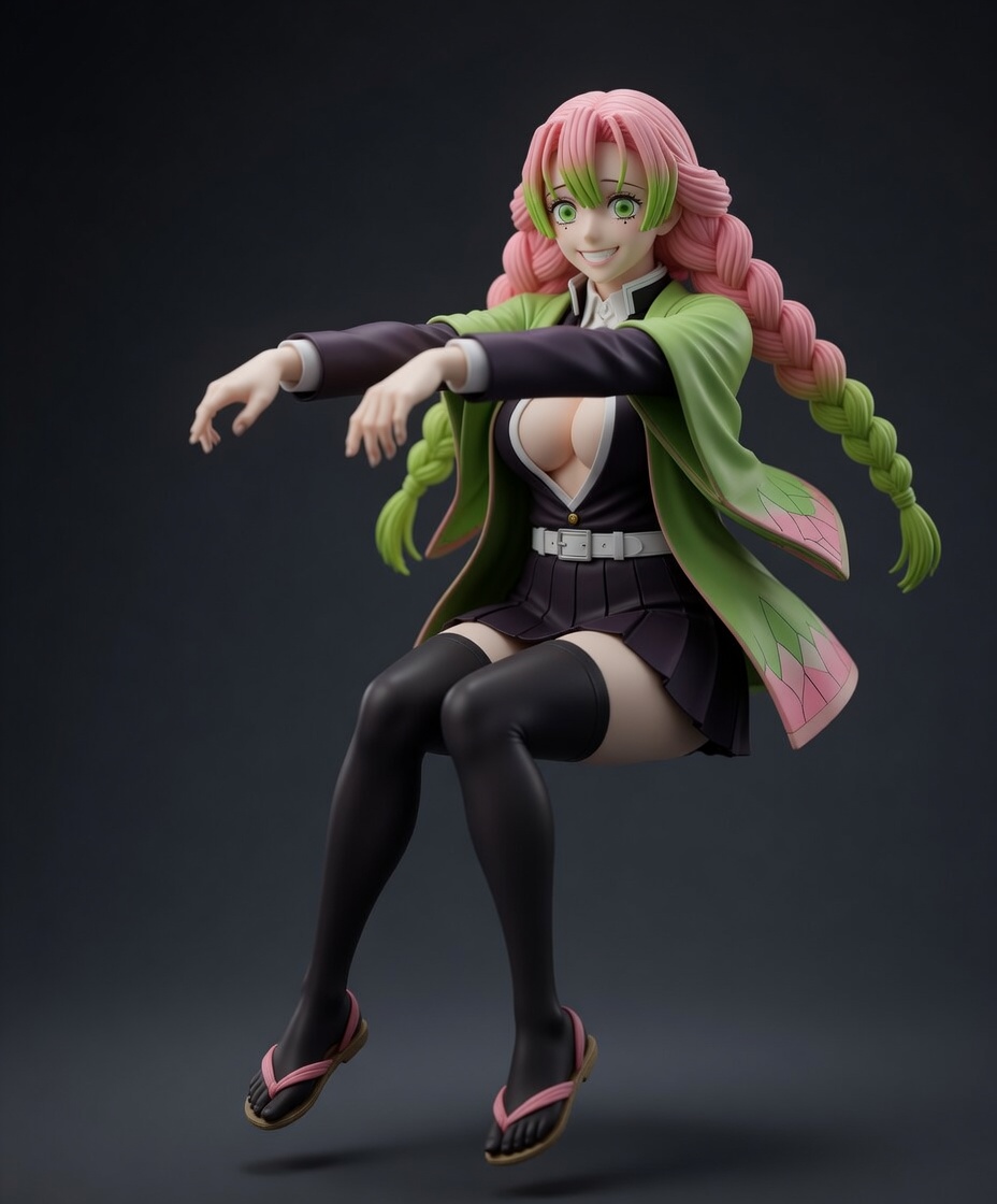 Mitsuri Kanroji Monitor Pal 3D STL Model