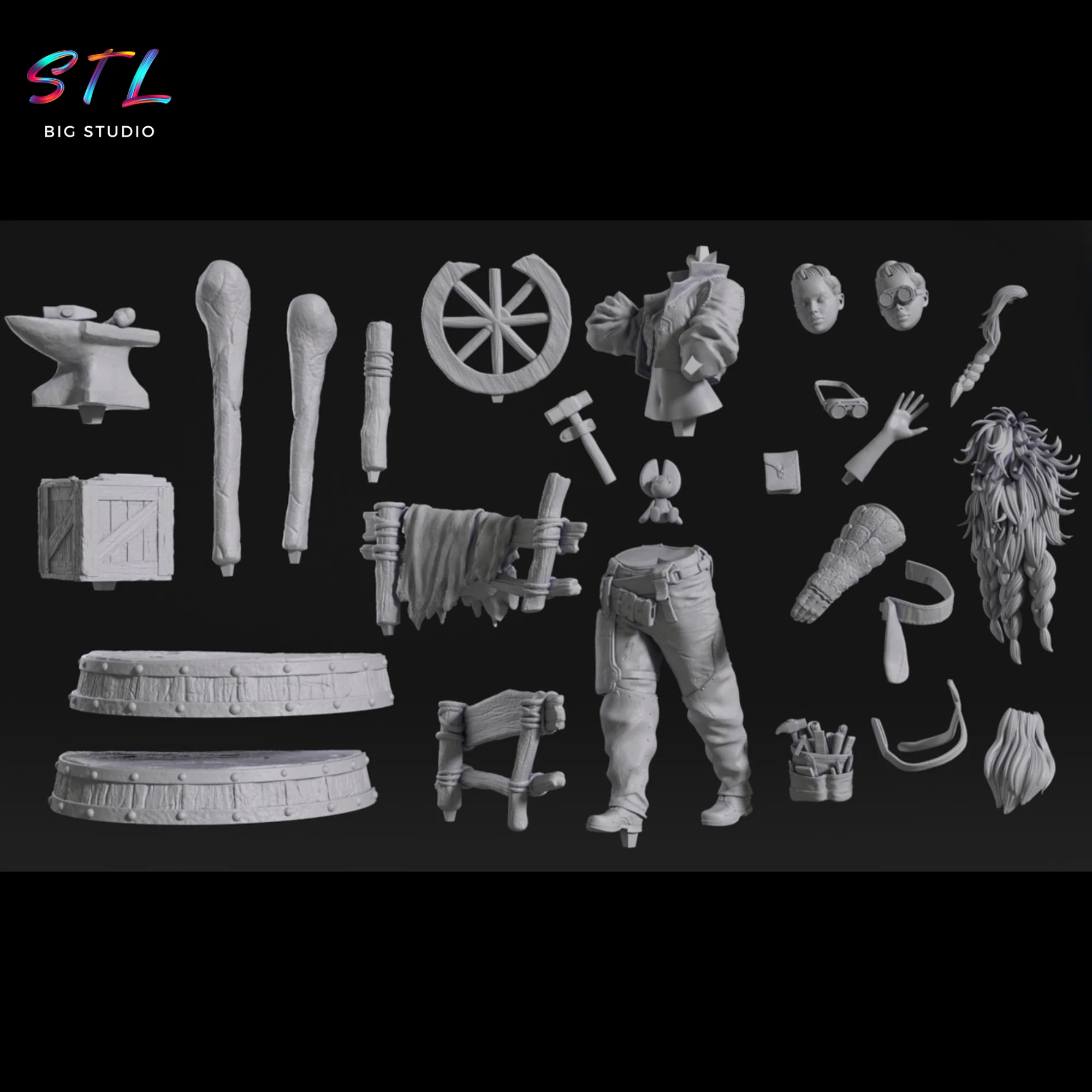 Gemma STL | Monster Hunter Wilds | 3D Figure to Print Model — view 7