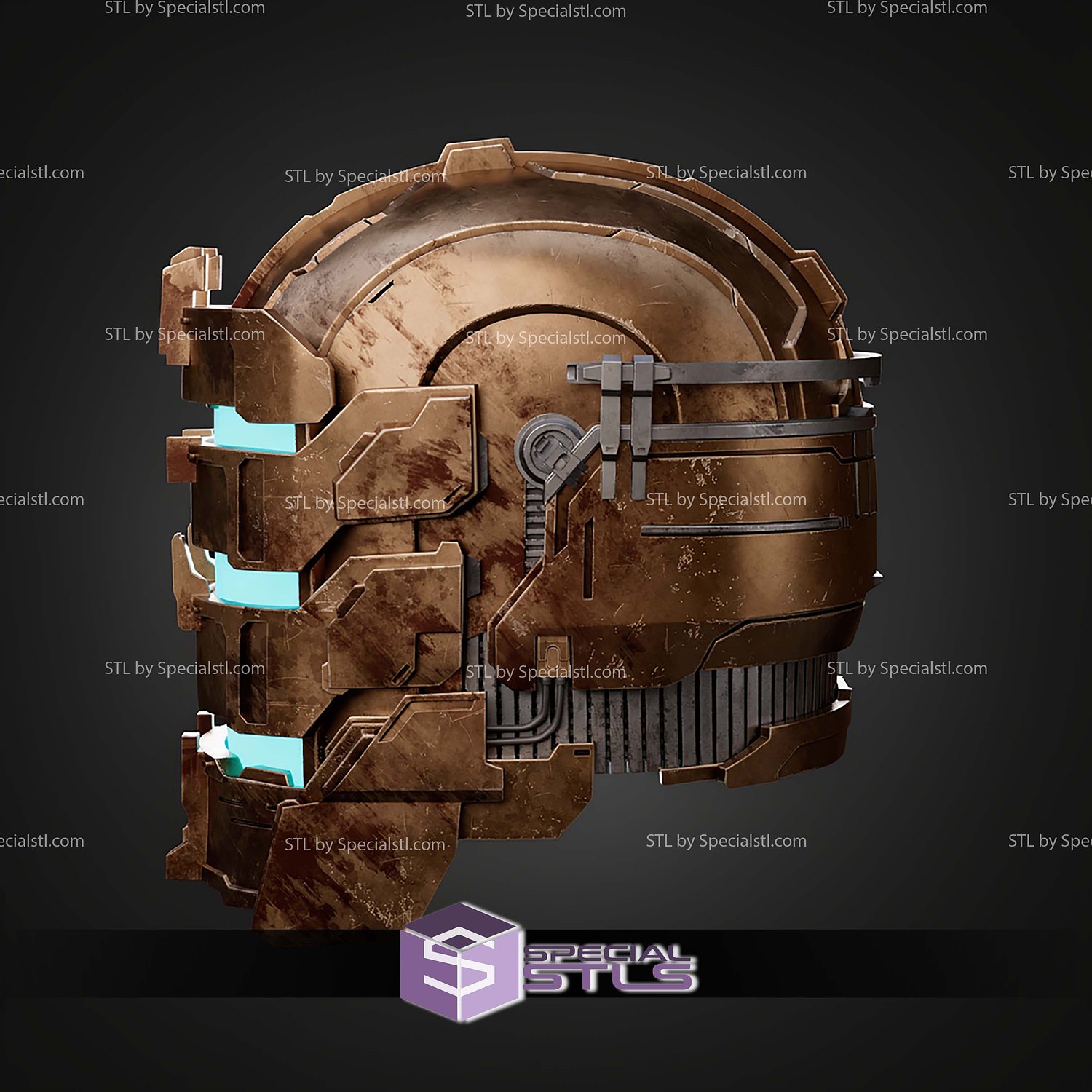 Cosplay STL Files Dead Space Remake Helmet 3D Model — view 5