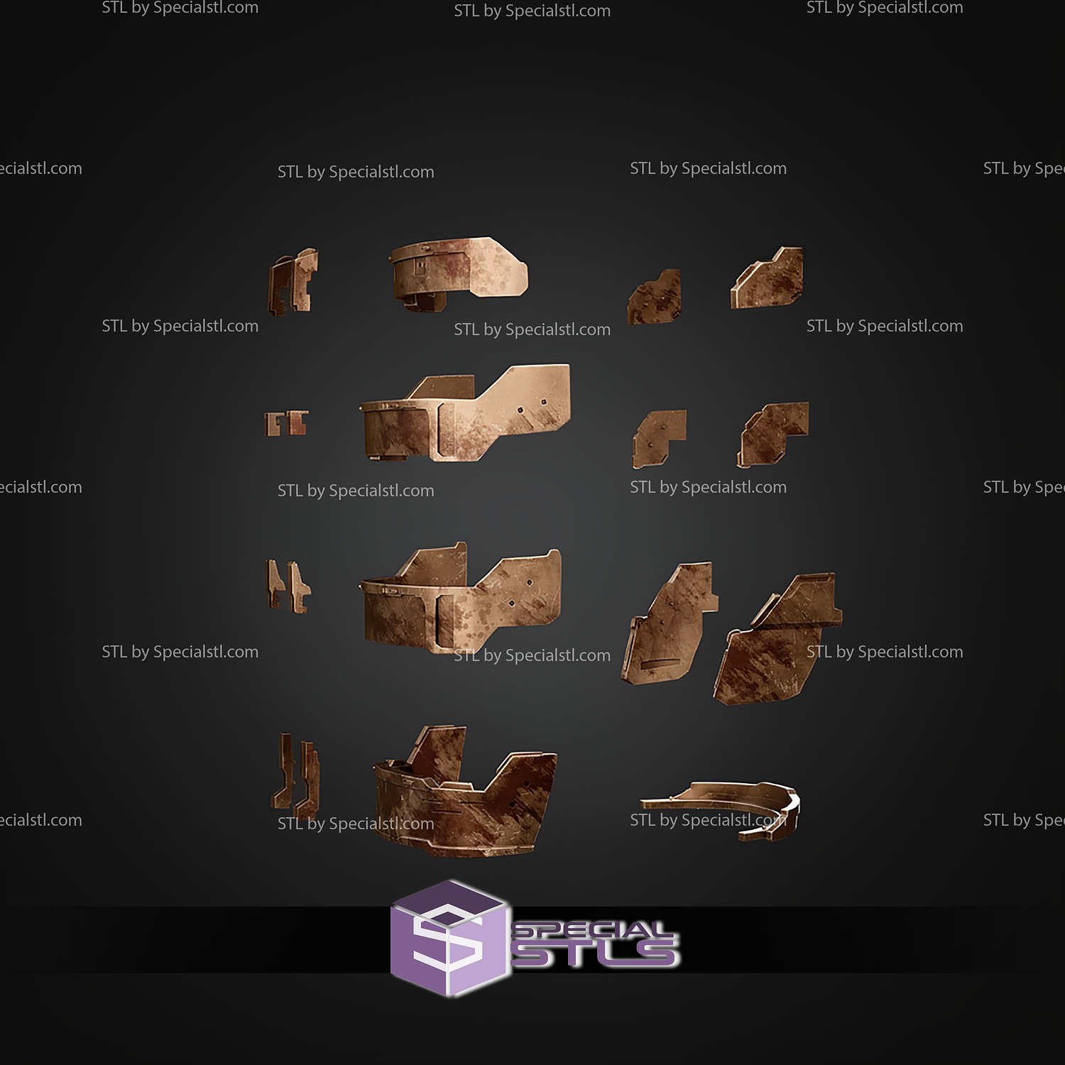 Cosplay STL Files Dead Space Remake Helmet 3D Model — view 7