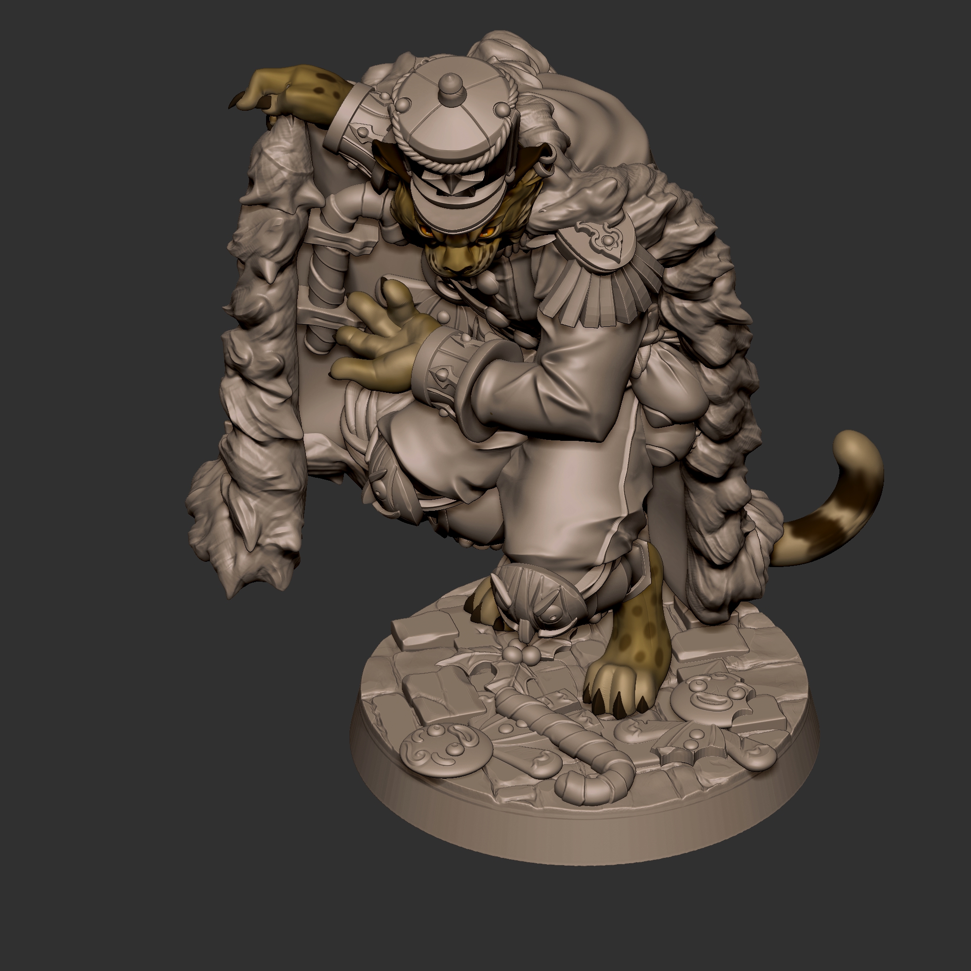 Cheat, the Smuggler Tabaxi 3D STL Model