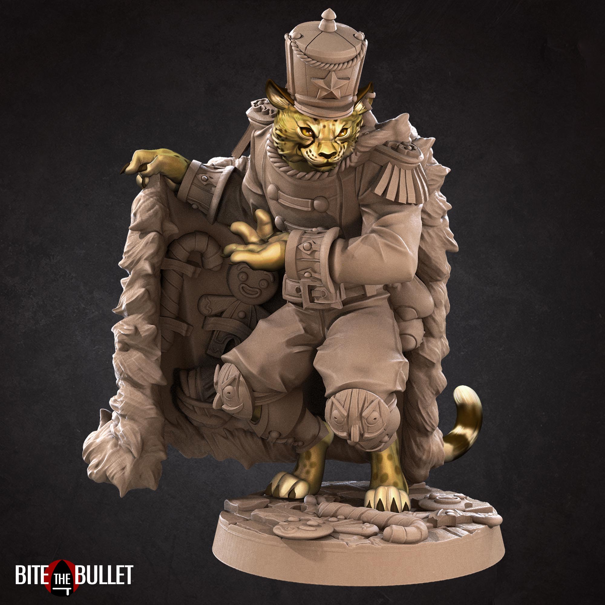 Cheat, the Smuggler Tabaxi 3D STL Model — view 4
