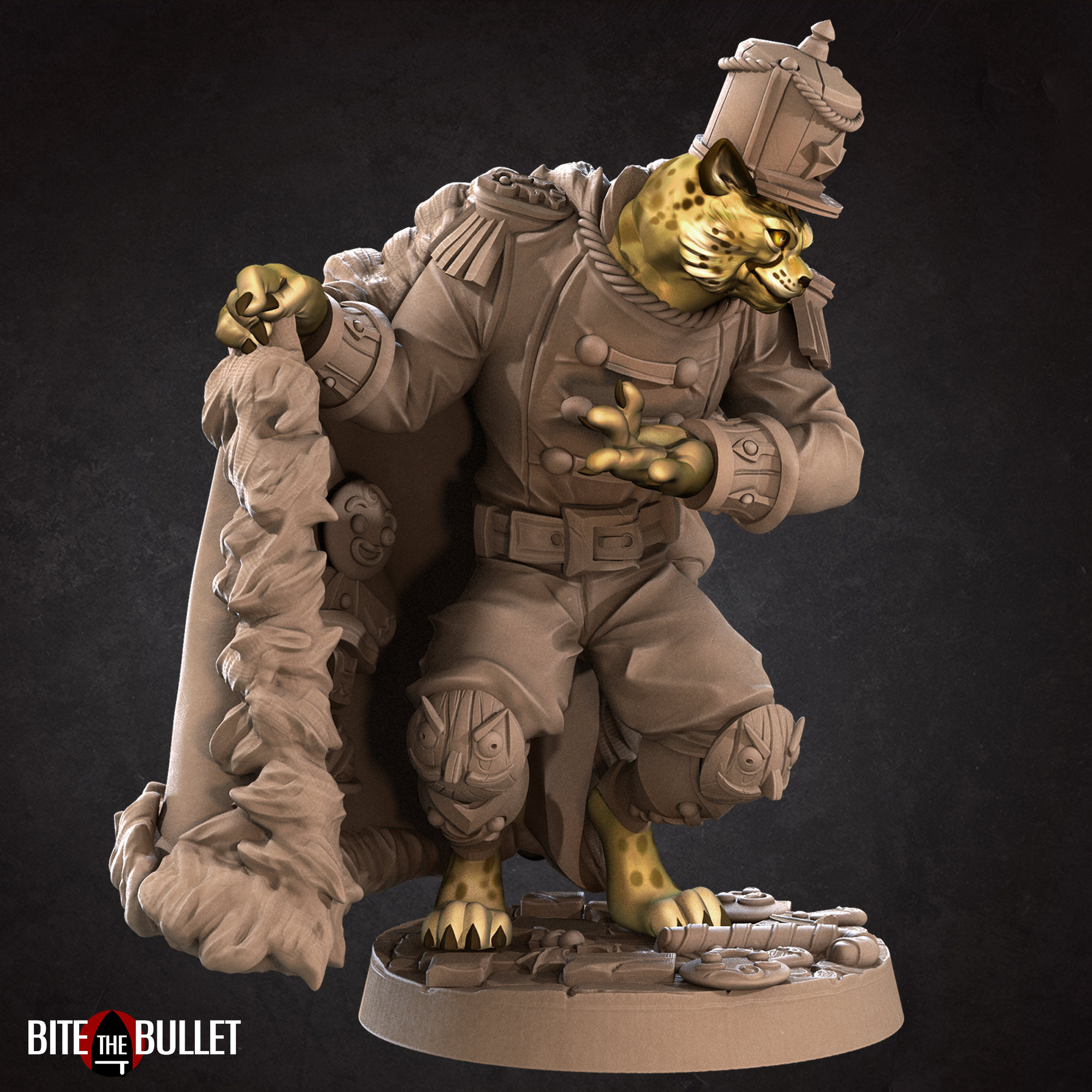 Cheat, the Smuggler Tabaxi 3D STL Model — view 5