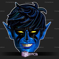 Custom Figure Head STL Collection - Nightcrawler 97s Smile 3D Model