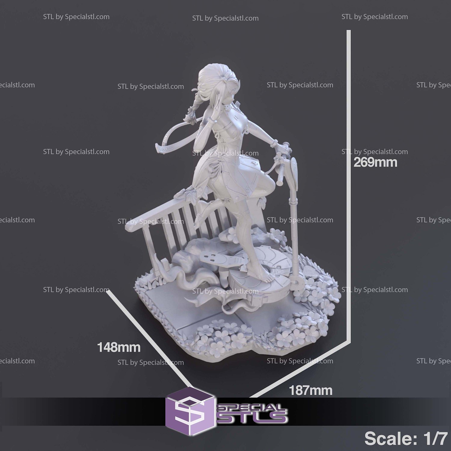 Seed Zenless Zone Zero 3D Printer Files STL Model — view 2