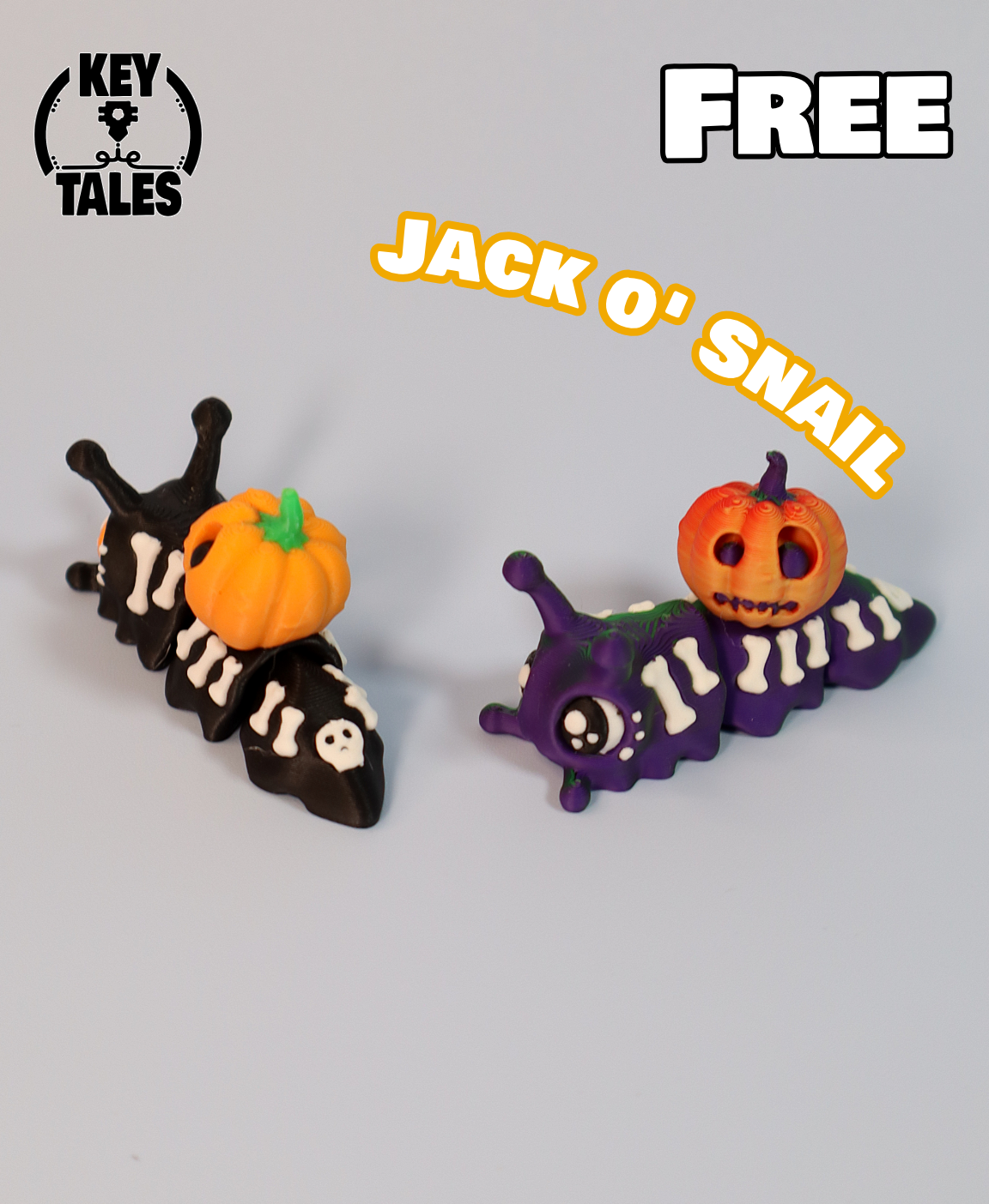 Jack o' Snail, articulated, free 3D STL Model — view 3