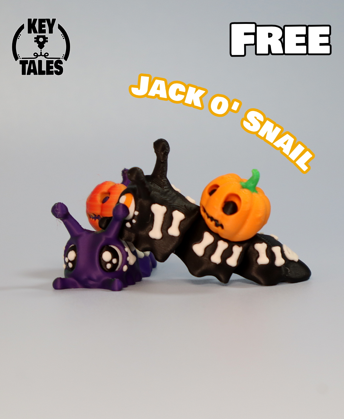 Jack o' Snail, articulated, free 3D STL Model — view 6