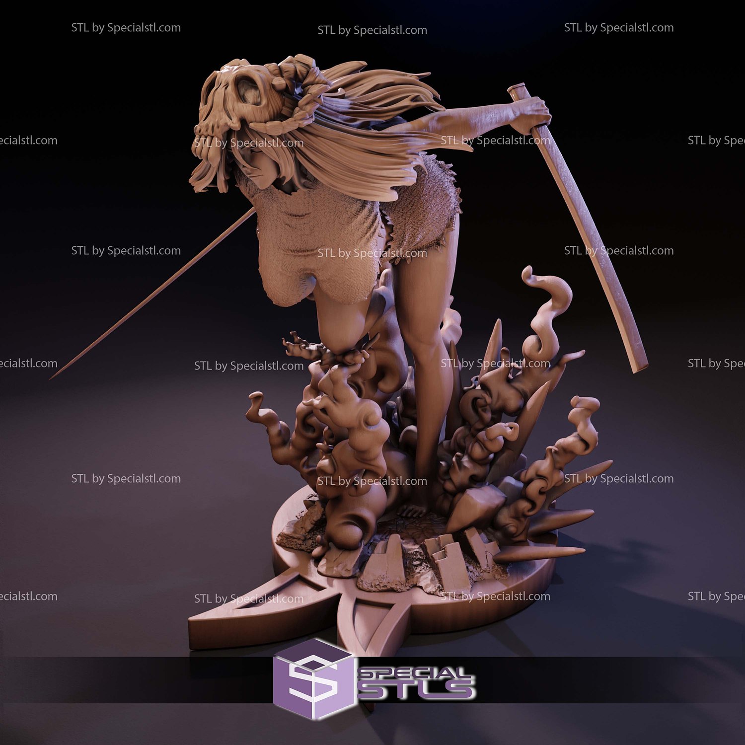 Nelliel Bleach 3 Version 3D Printer Files STL Model — view 5