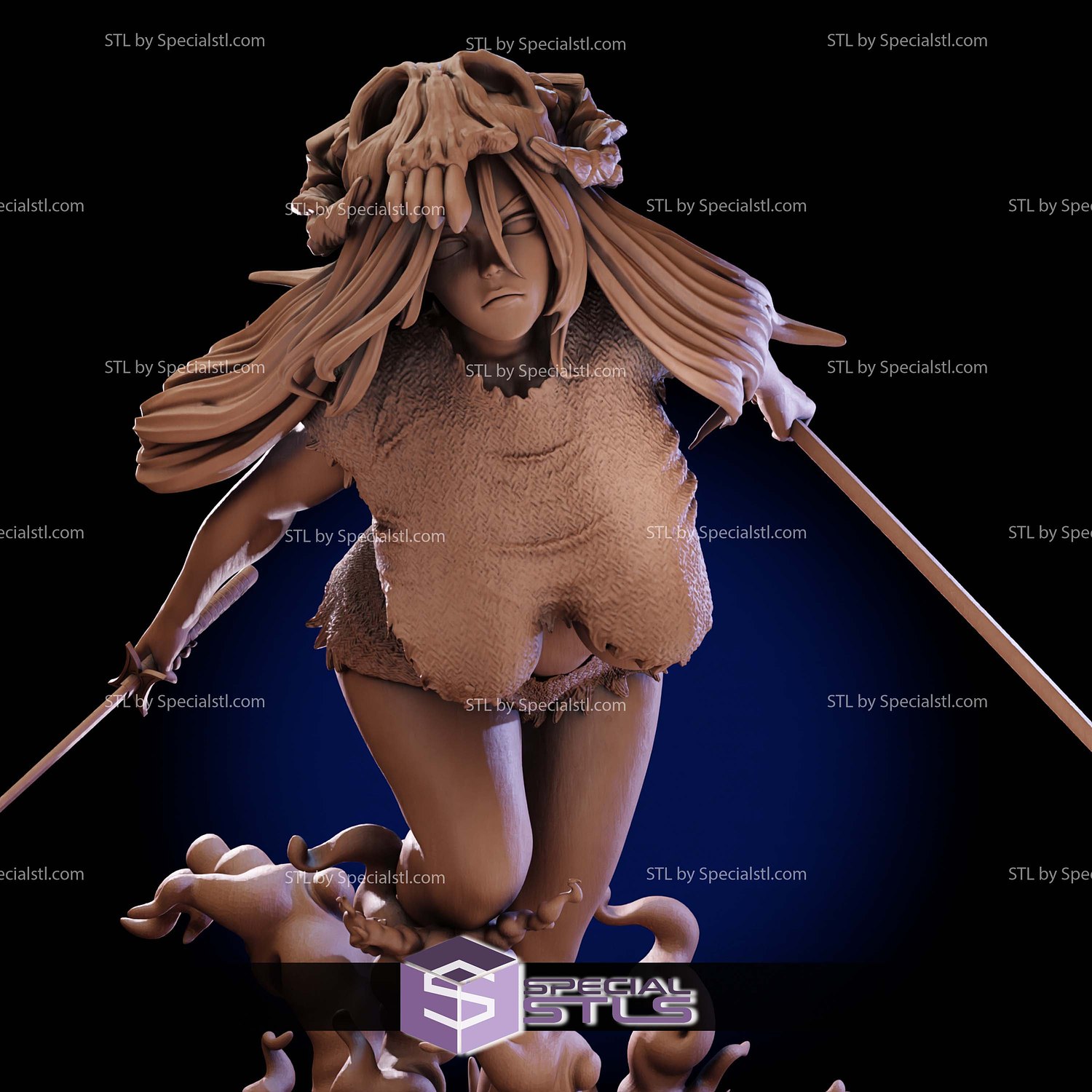Nelliel Bleach 3 Version 3D Printer Files STL Model — view 8