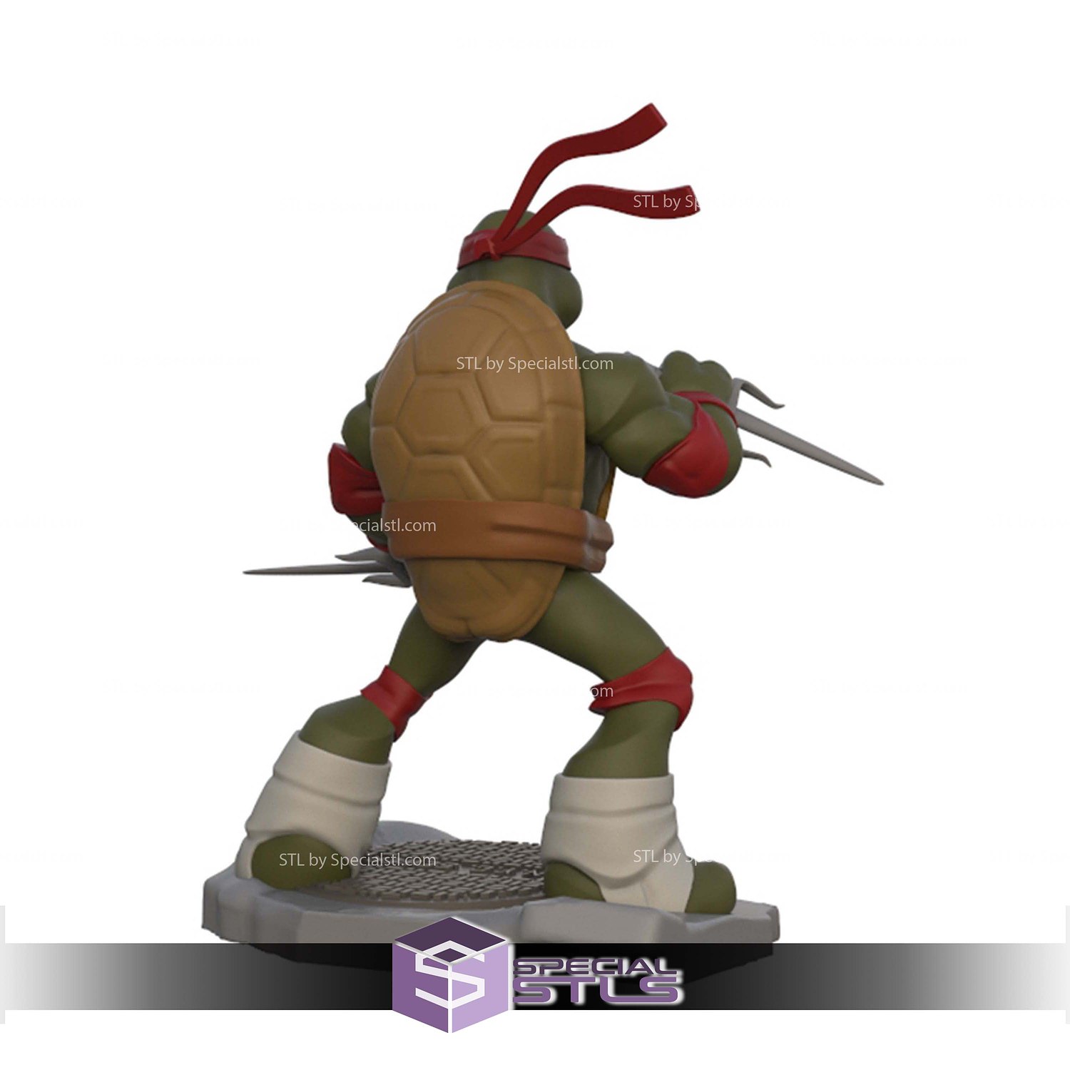 Disney Infinity Style STL Collection - Raphael 3D Model — view 2