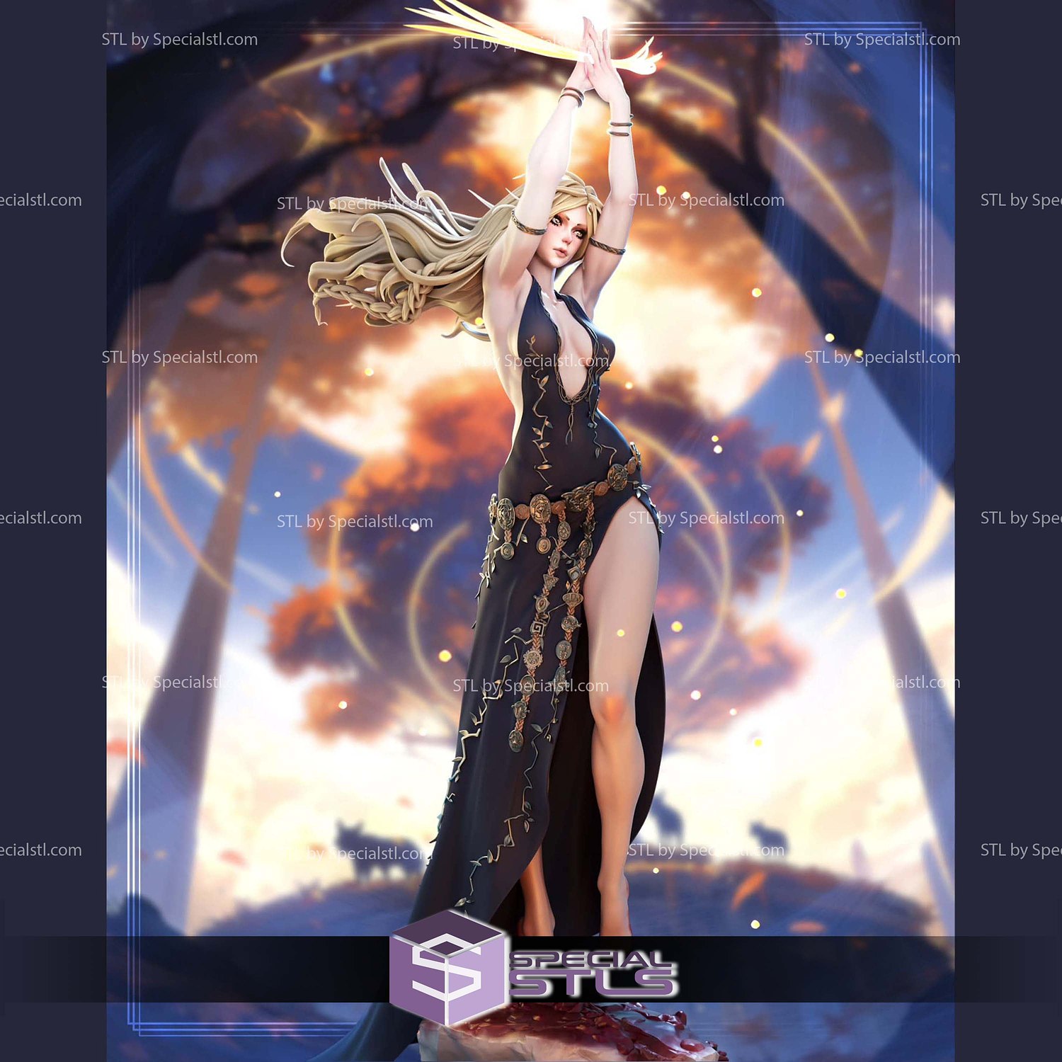 Queen Marika The Eternal Majesty 3D Printer Files STL Model — view 2