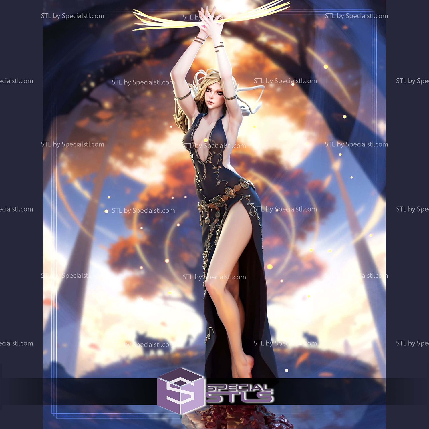 Queen Marika The Eternal Majesty 3D Printer Files STL Model — view 3
