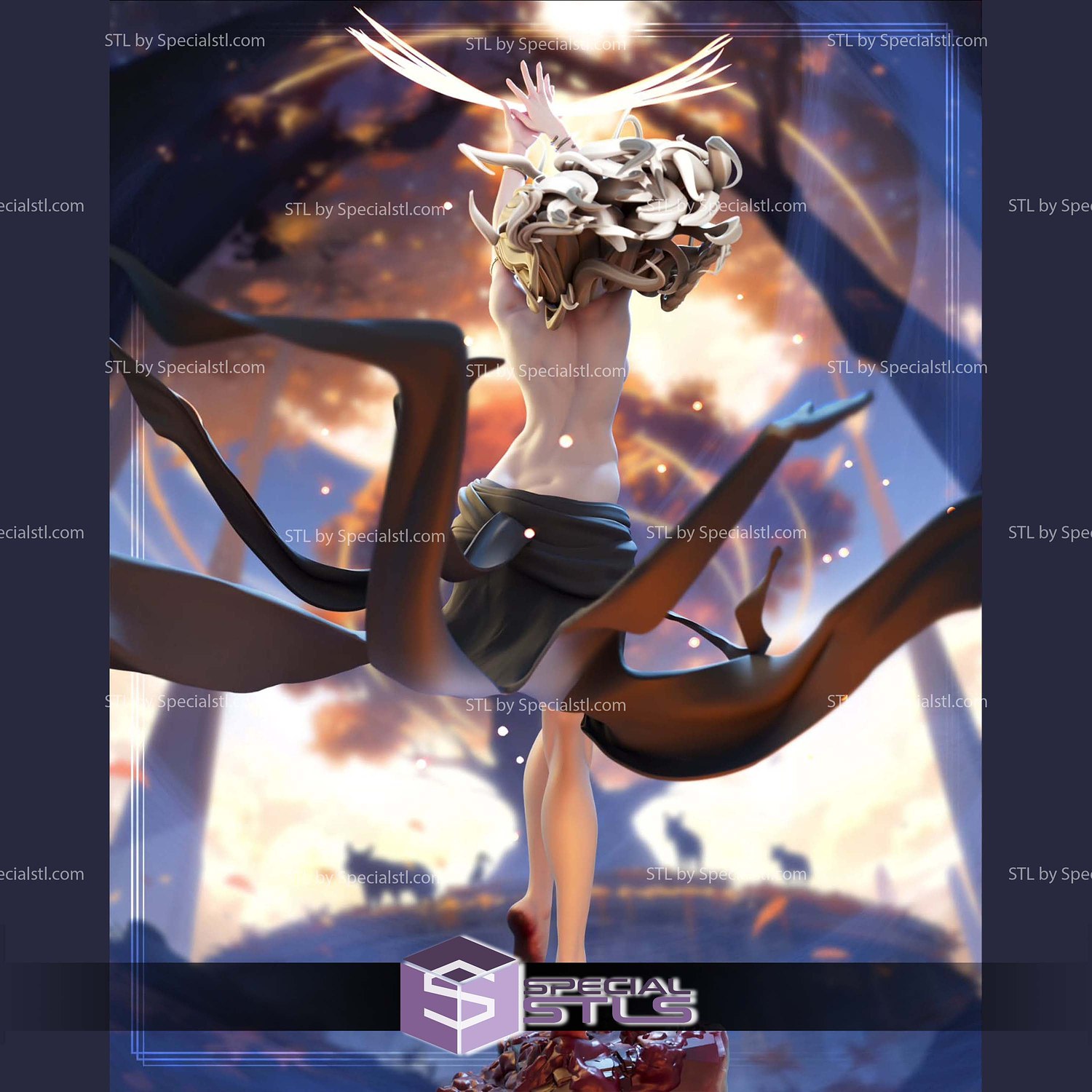 Queen Marika The Eternal Majesty 3D Printer Files STL Model — view 4