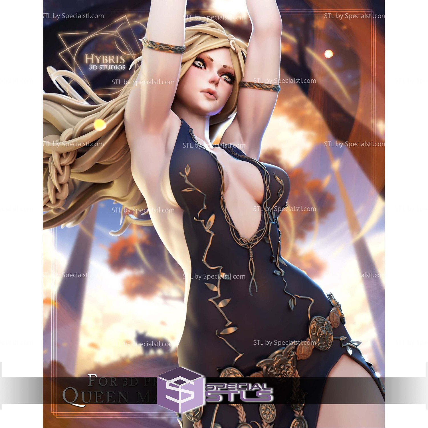 Queen Marika The Eternal Majesty 3D Printer Files STL Model — view 5