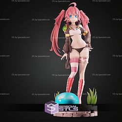 Milim Nava Beach Outfit STL Files 3D Model