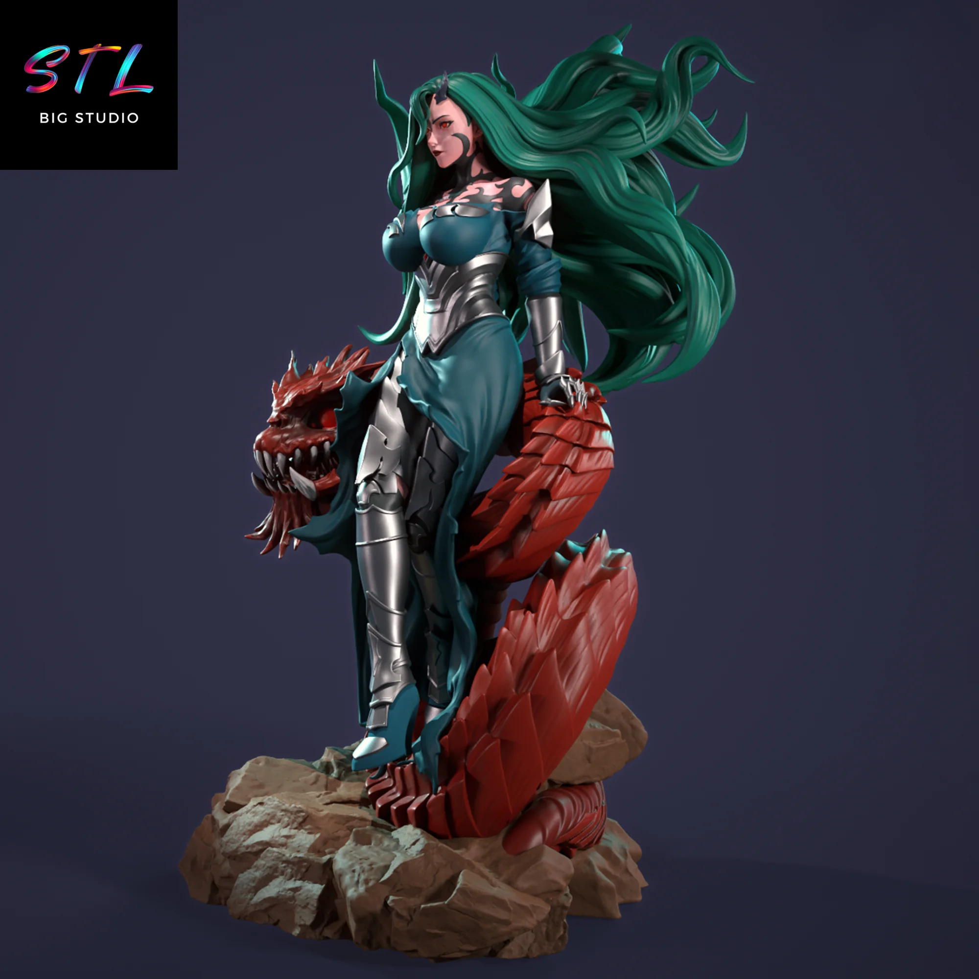 Querehsha STL | Solo Leveling | 3D Model for Printing Model — view 2
