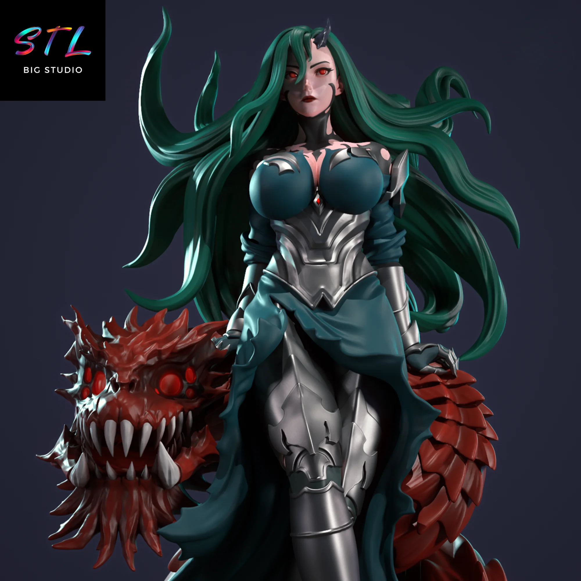 Querehsha STL | Solo Leveling | 3D Model for Printing Model — view 4