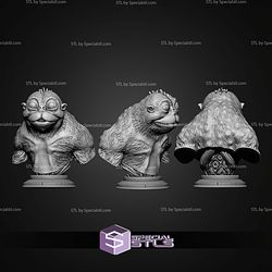 Simple STL Collection Bud Badlands Bust 3D Model